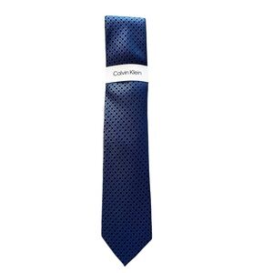 NWT Calvin Klein blue neck tie